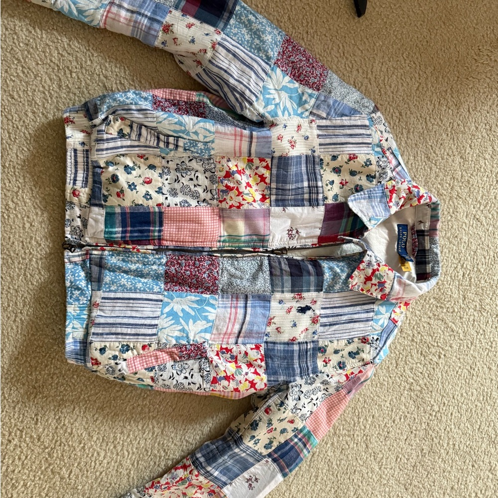 Ralph Lauren Multicolor Patchwork Jacket Small